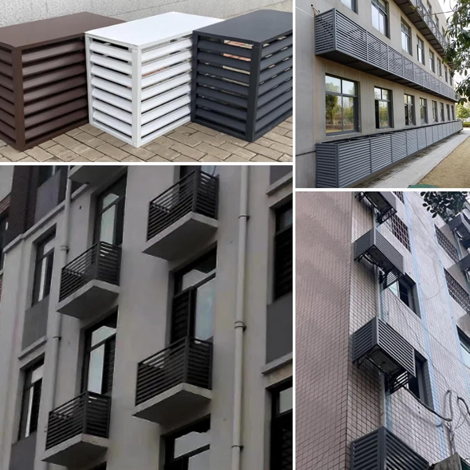 GENERIC Housse De Protection Pour Climatiseurs D'extérieur - Résistante Aux Intempéries - Réduction Du Bruit - Anti-poussière - Imperméable - Parfaite Pour Une Utilisation En Extérieur