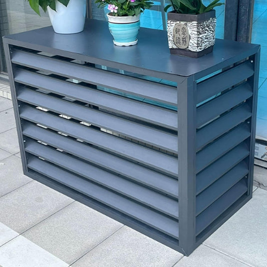  Housse Décorative Pour Climatiseurs Mini-Split - Protection Extérieure Et Clôture Pour Cacher Les Climatiseurs Matériau Extérieur élégant Pour Une Utilisation En Intérieu