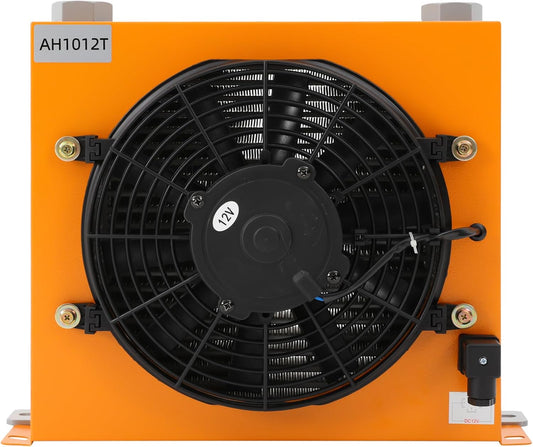  Refroidisseur D'air Hydraulique, 120 W, 6000 Kcal/h, Silencieux, 100 L/min, Refroidisseur D'huile Refroidi Par Air Pour Machines Agricoles, Pelleteuses, Engins De Chantier (DC 12 V)