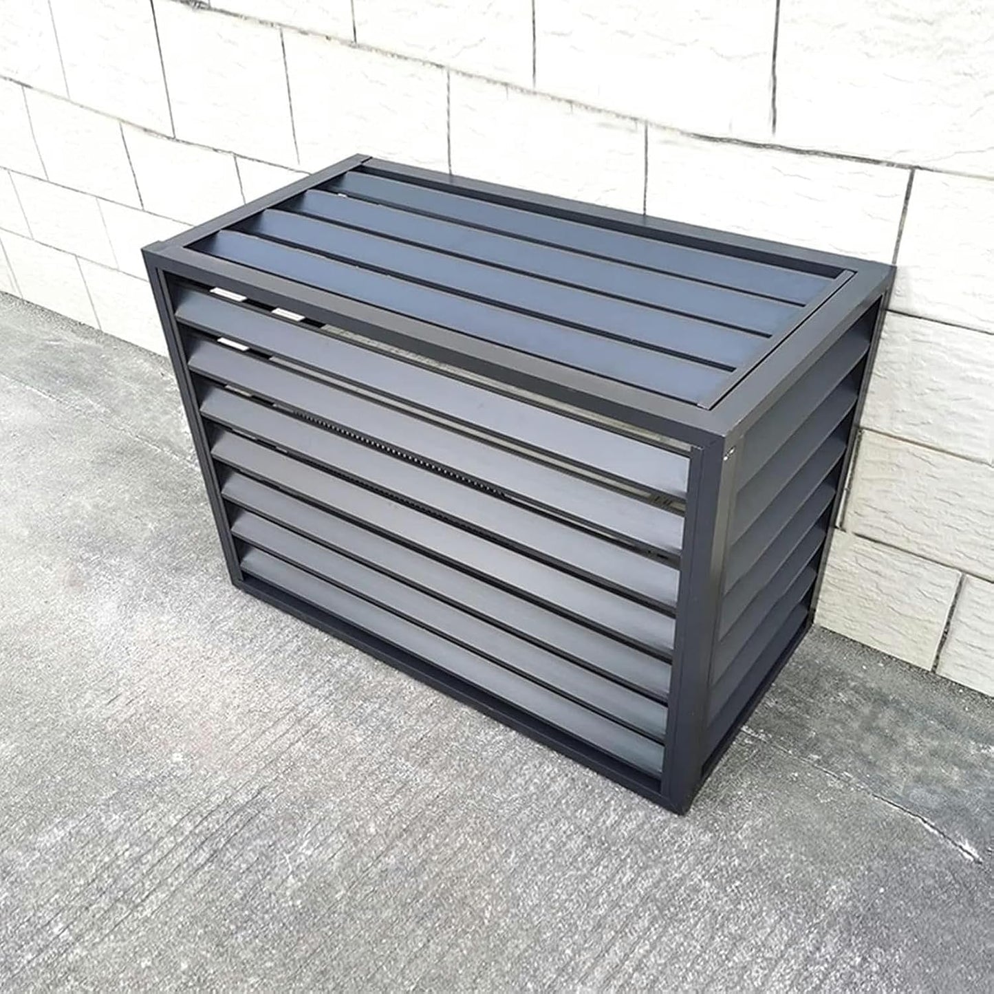  Housse De Protection Pour Climatiseur Extérieur, Résistante Aux Intempéries, Pour Climatiseur Split, Protection Antivol, Décorative, Pour Climatiseur Extérieur
